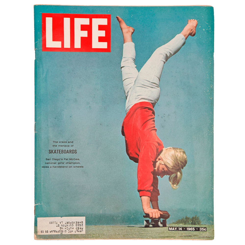 Portada de la Revista LIFE del 5 de mayo de 1965 - Cult Of Skateboarding