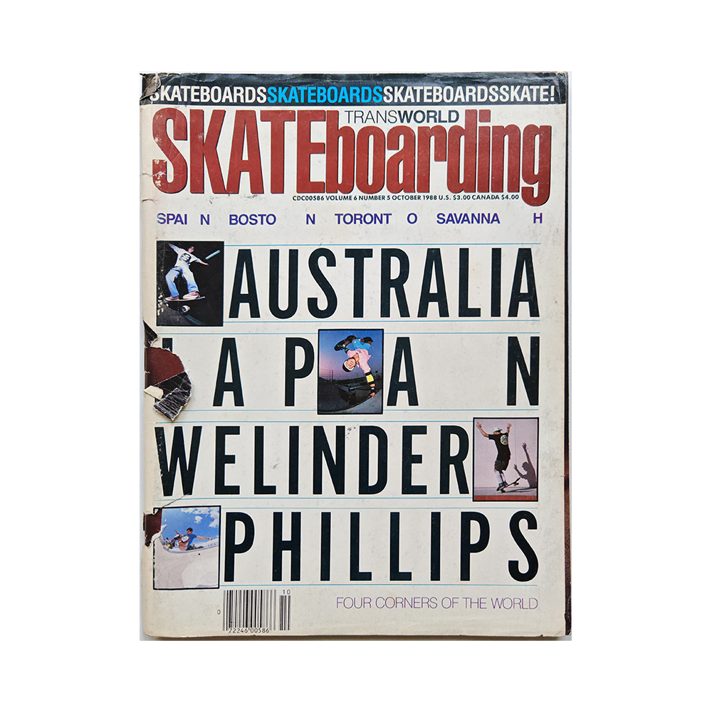 Transworld Skateboarding - october 1988 - vol. 6 issue 5