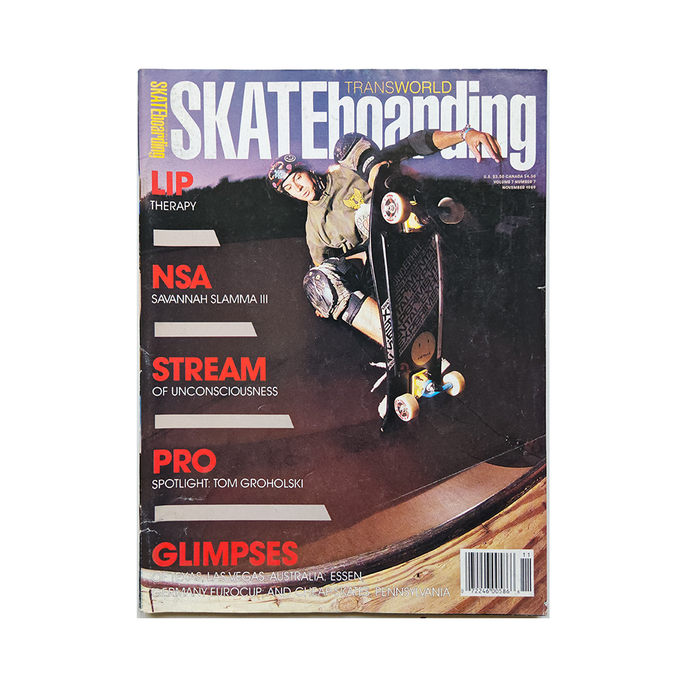Transworld Skateboarding - november 1989 - vol. 7 issue 7