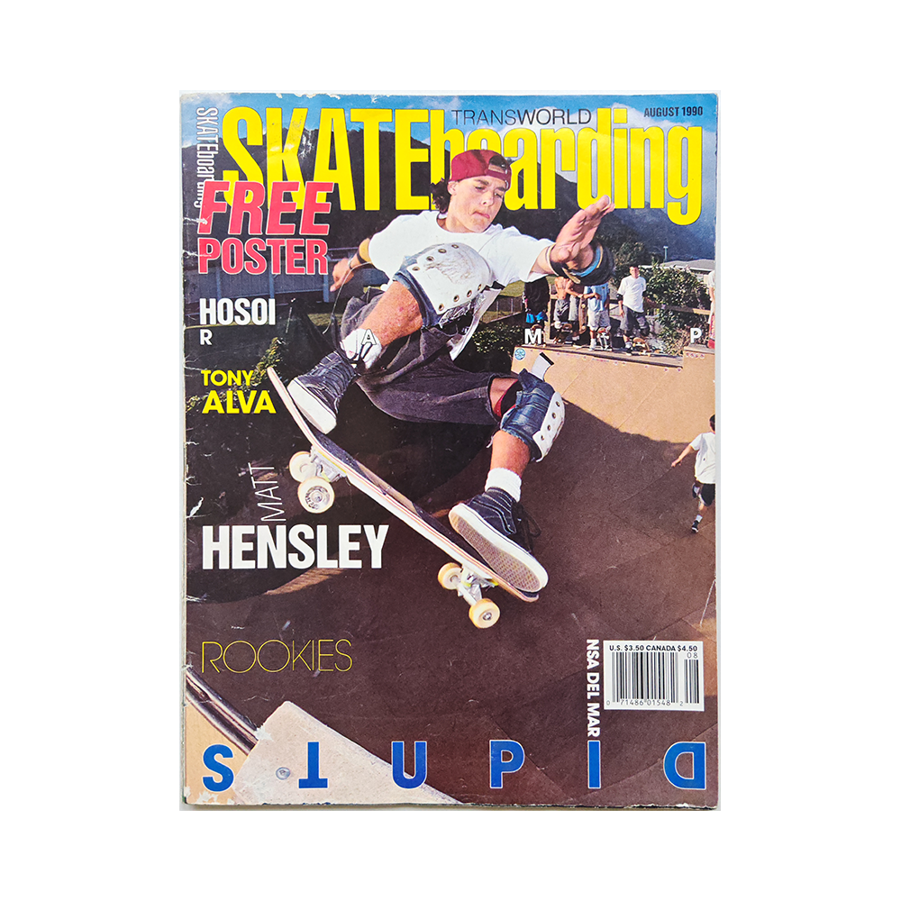 Transworld Skateboarding - august 1990 - vol. 8 issue 8