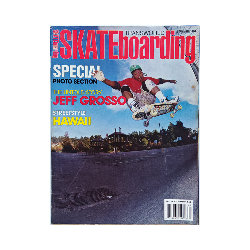 Transworld Skateboarding - september 1990 - vol. 8 issue 9 pend