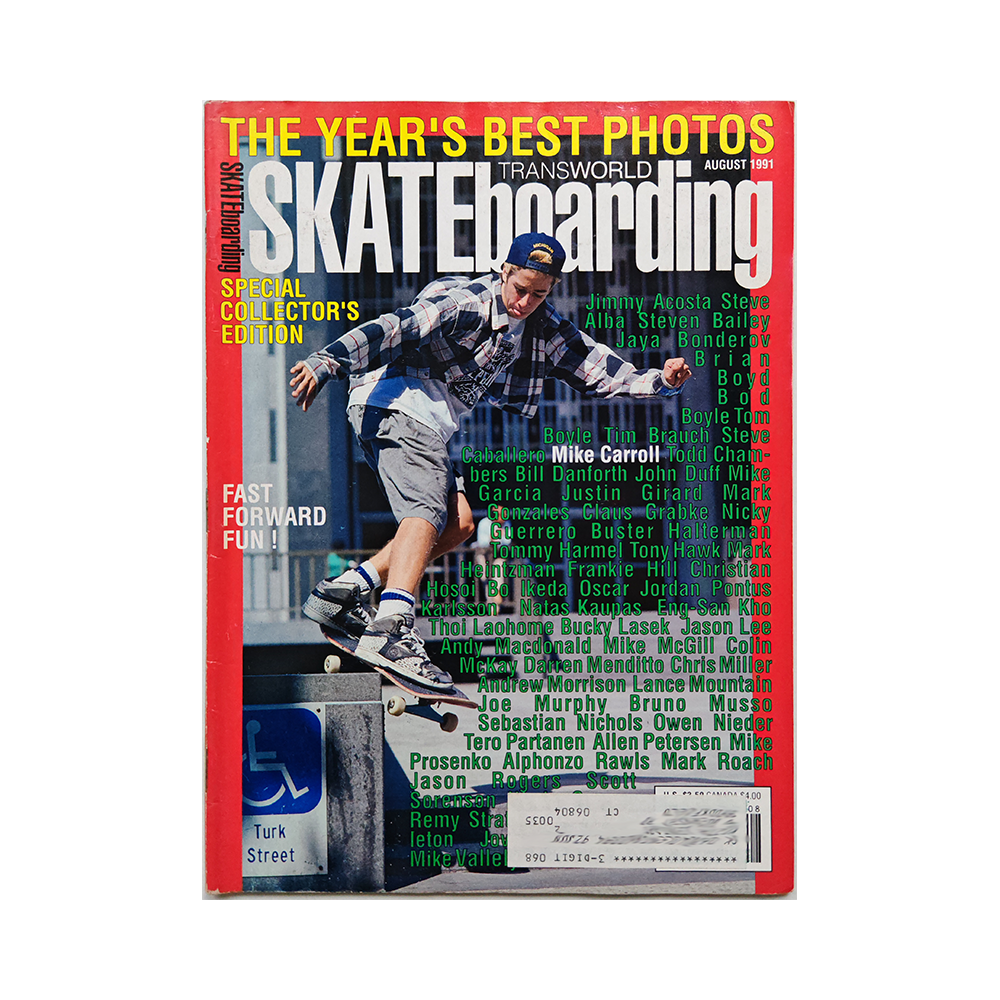 Transworld Skateboarding - august 1991 - vol. 9 issue 8