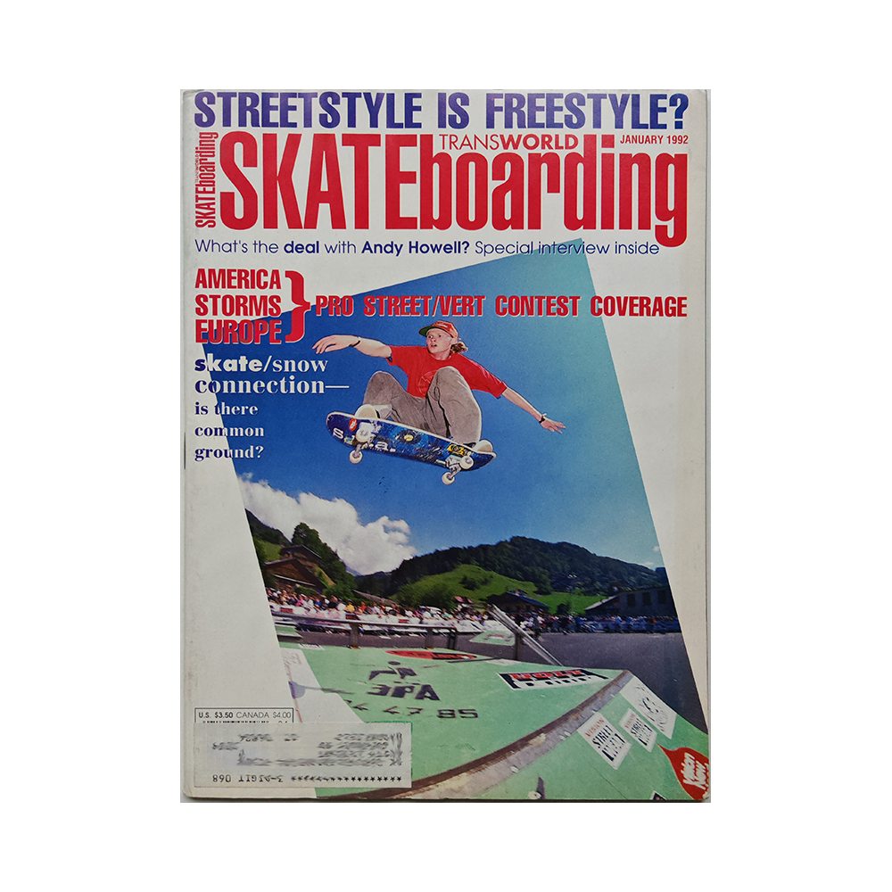 Transworld Skateboarding - january 1992 - vol. 10 issue 1