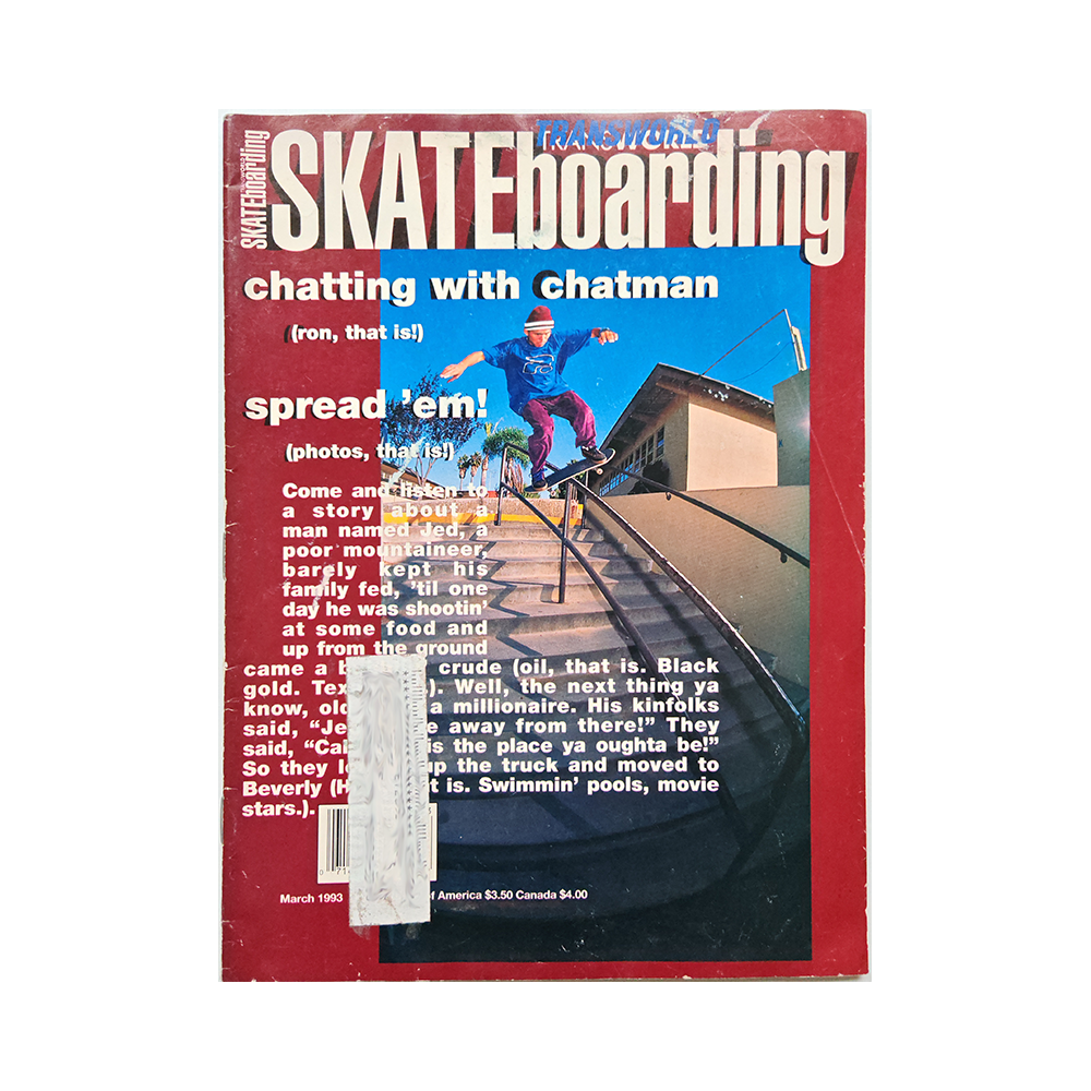 Transworld Skateboarding - march 1993 - vol. 11 issue 3