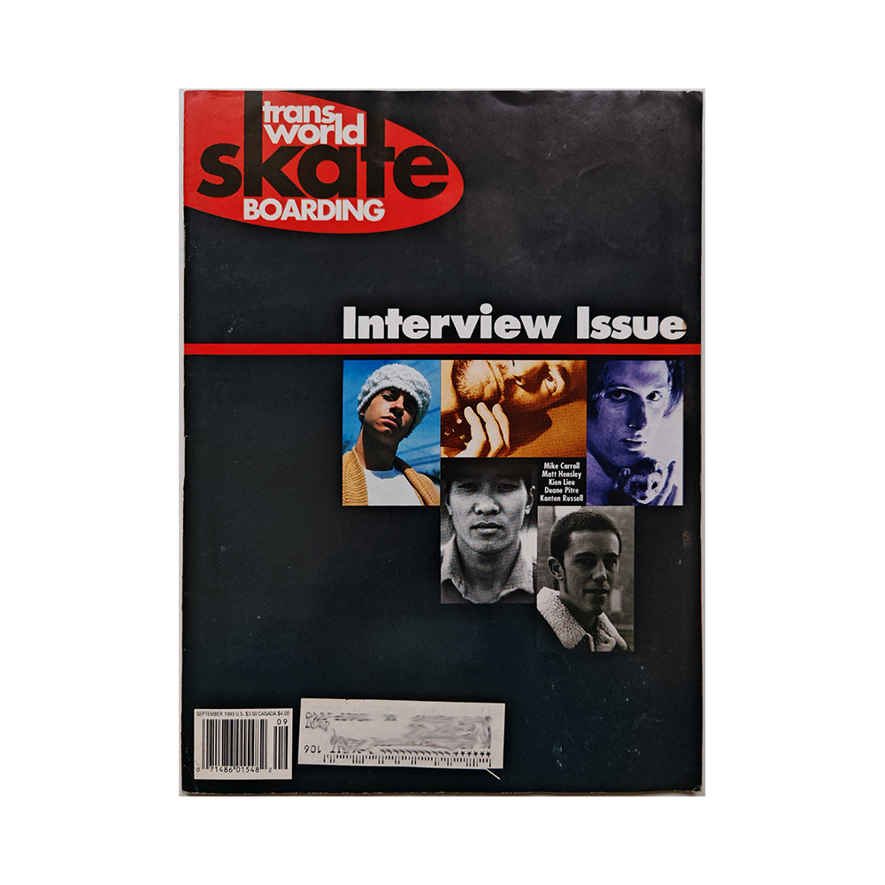 Transworld Skateboarding - september 1993 - vol. 11 issue 9