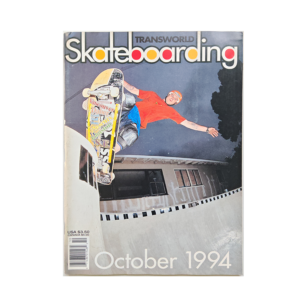 Transworld Skateboarding - october 1994 - vol. 12 issue 10