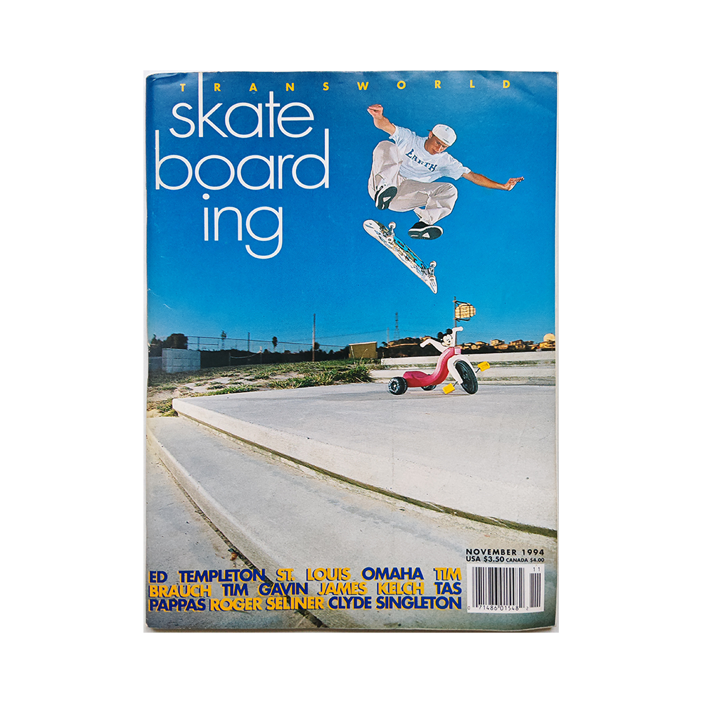 Transworld Skateboarding - november 1994 - vol. 12 issue 11