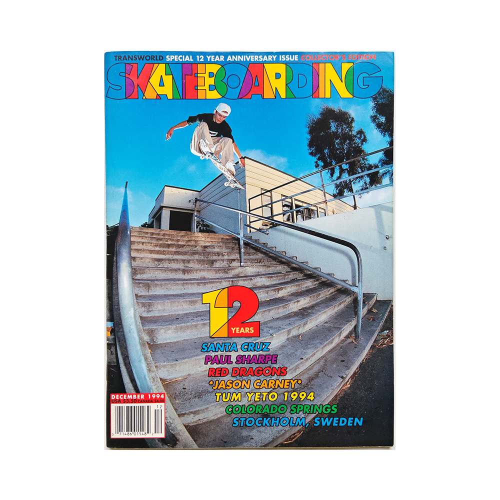 Transworld Skateboarding - december 1994 - vol. 12 issue 12