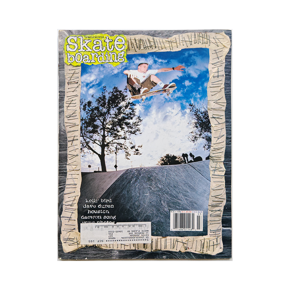 Transworld Skateboarding - march 1994 - vol. 12 issue 3