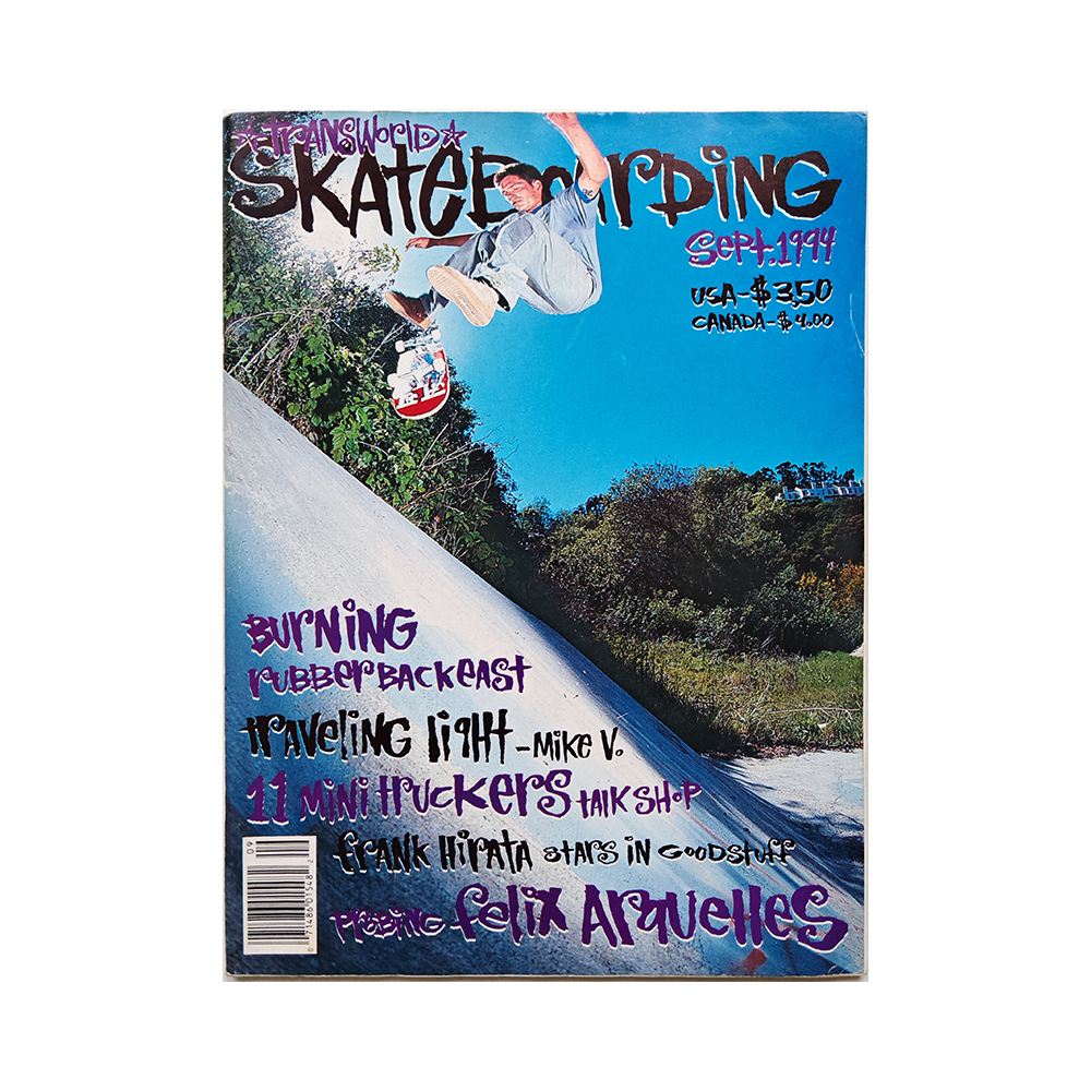 Transworld Skateboarding - september 1994 - vol. 12 issue 9