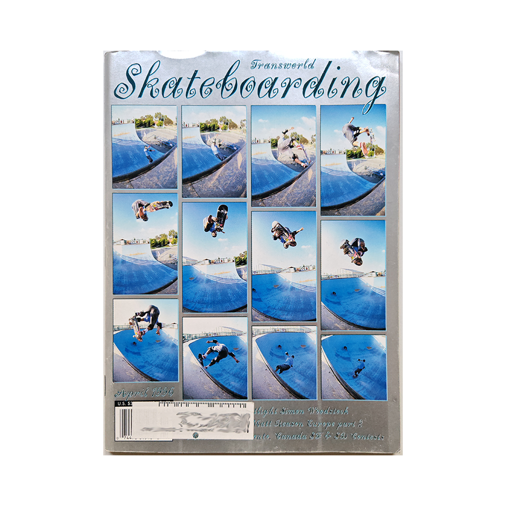 Transworld Skateboarding - april 1996 - vol. 14 issue 4
