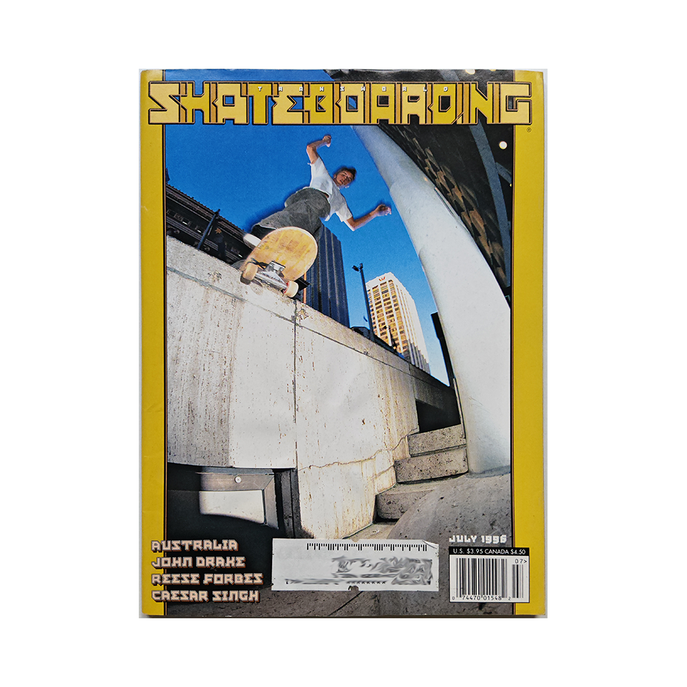 Transworld Skateboarding - july 1996 - vol. 14 issue 7