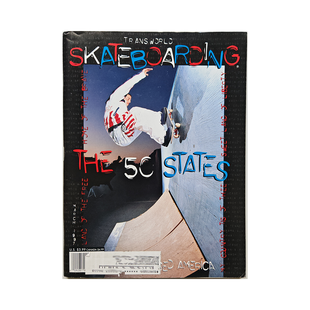 Transworld Skateboarding - march 1997 - vol. 15 issue 3