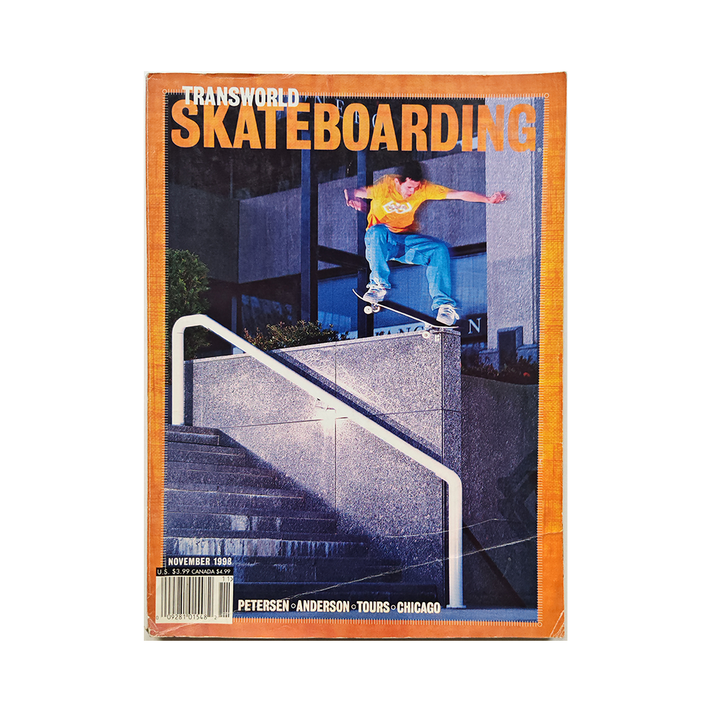 Transworld Skateboarding - november 1998 - vol. 16 issue 11