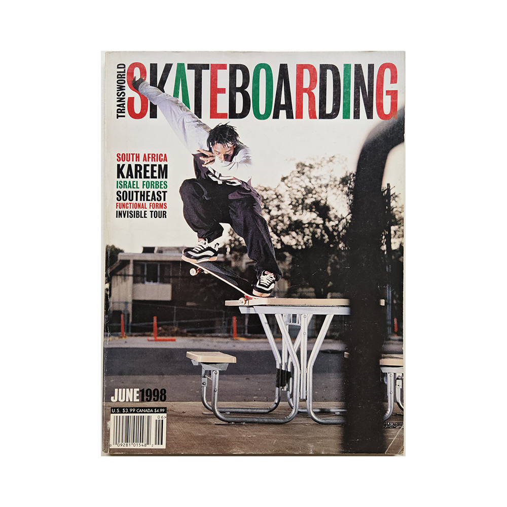 Transworld Skateboarding - june 1998 - vol. 16 issue 6