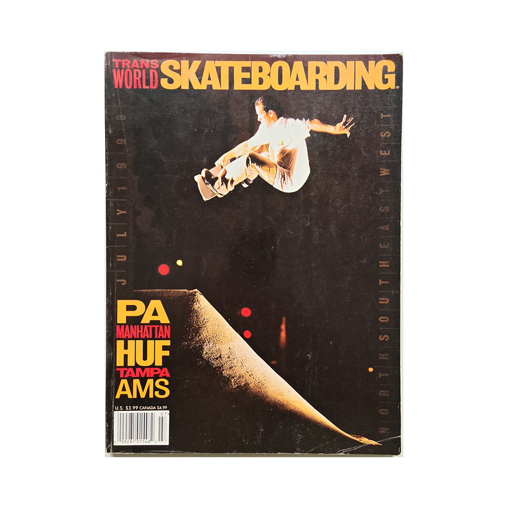 Transworld Skateboarding - july 1998 - vol. 16 issue 7