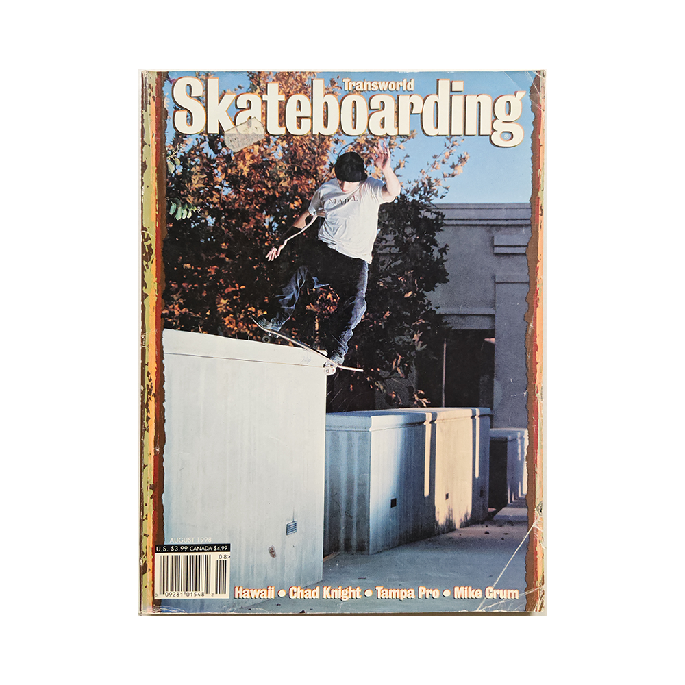 Transworld Skateboarding - august 1998 - vol. 16 issue 8