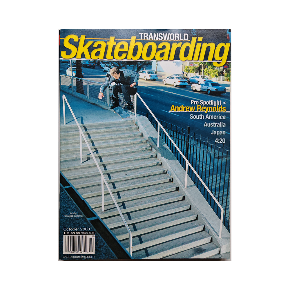 Transworld Skateboarding - october 2000 - vol. 18 issue 10