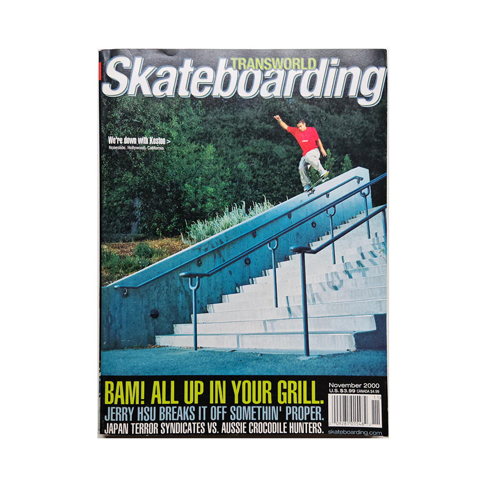 Transworld Skateboarding - november 2000 - vol. 18 issue 11
