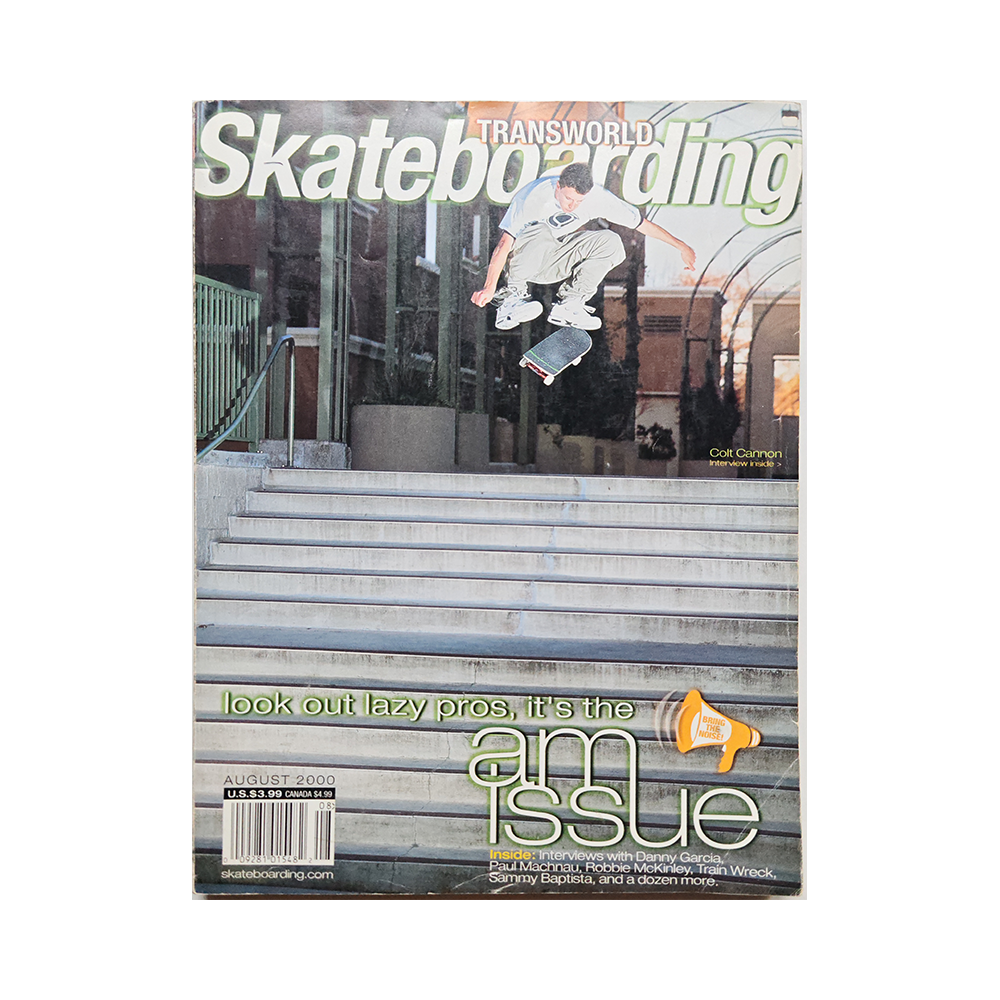Transworld Skateboarding - august 2000 - vol. 18 issue 8