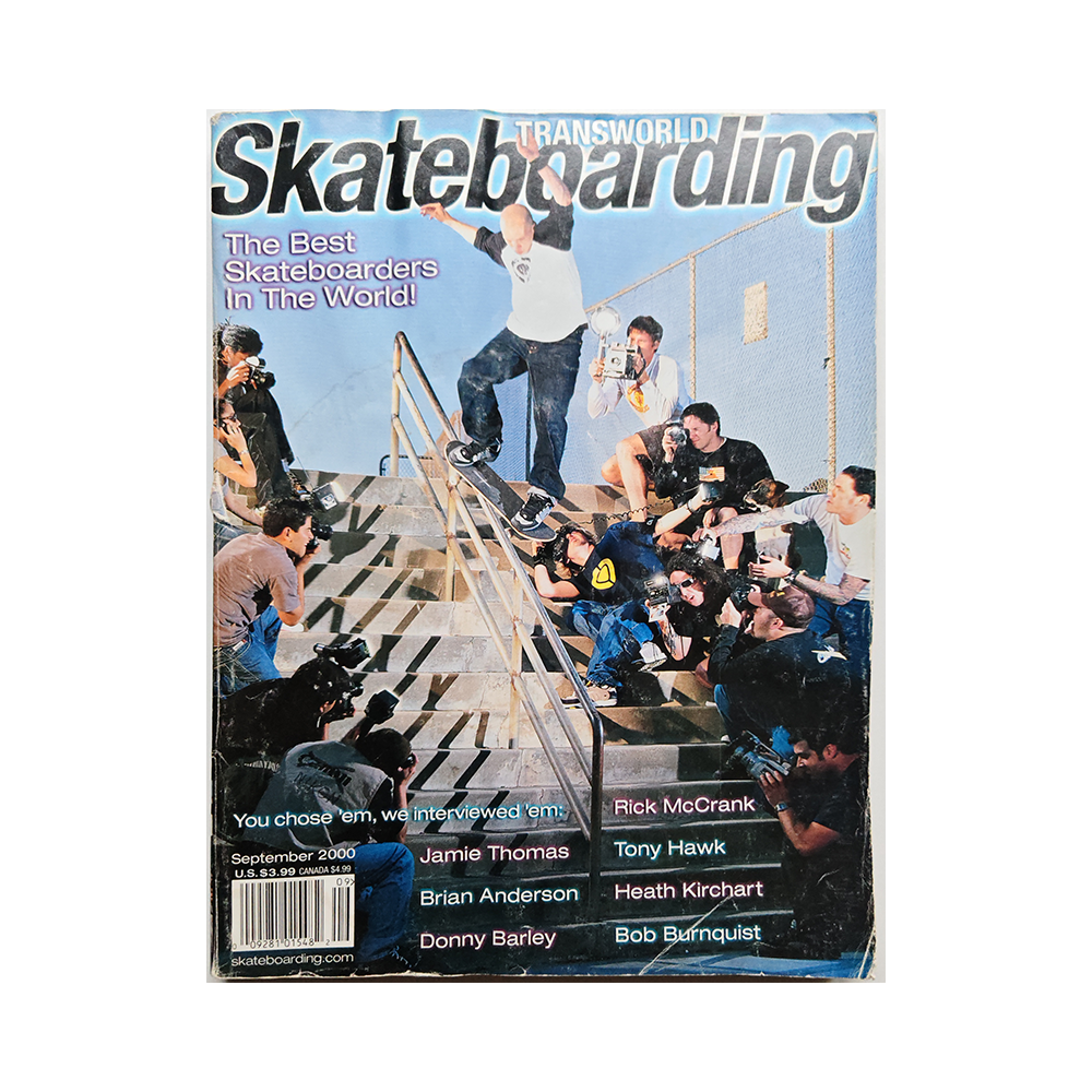 Transworld Skateboarding - september 2000 - vol. 18 issue 9
