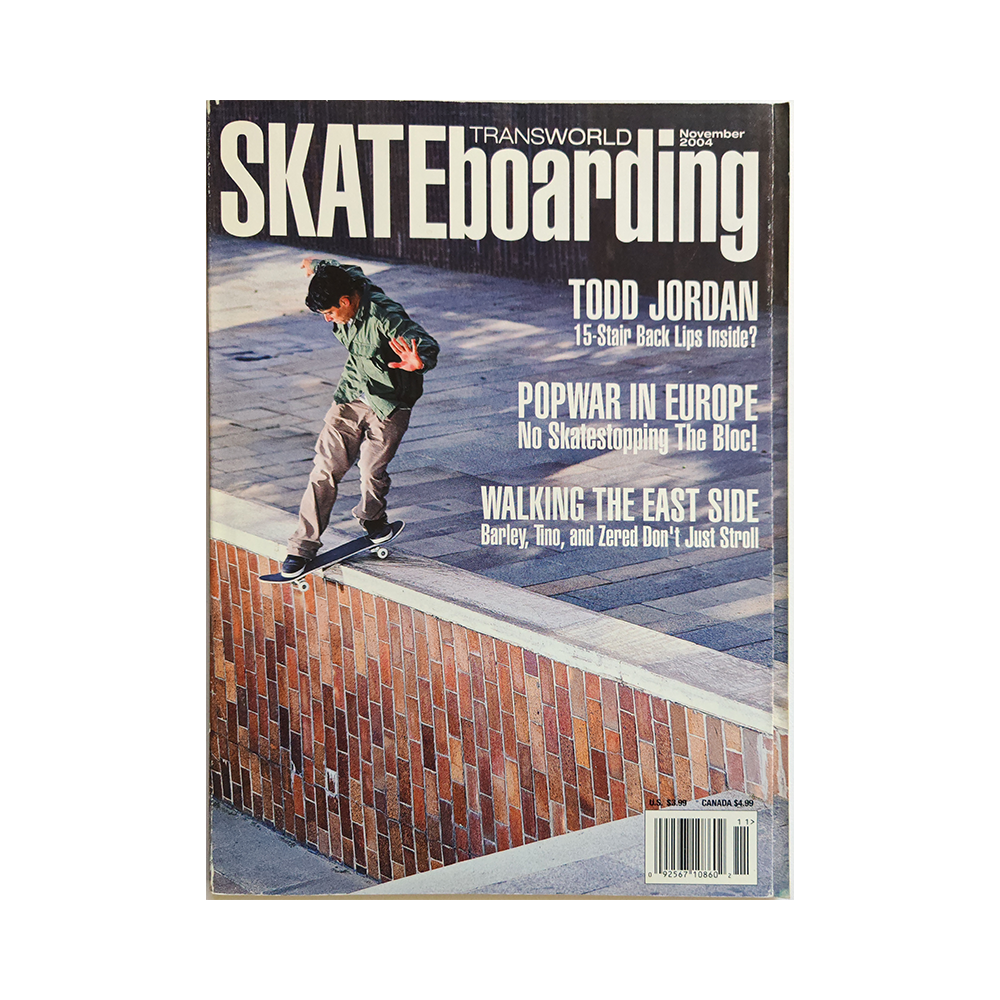 Transworld Skateboarding - november 2004 - vol. 22 issue 11