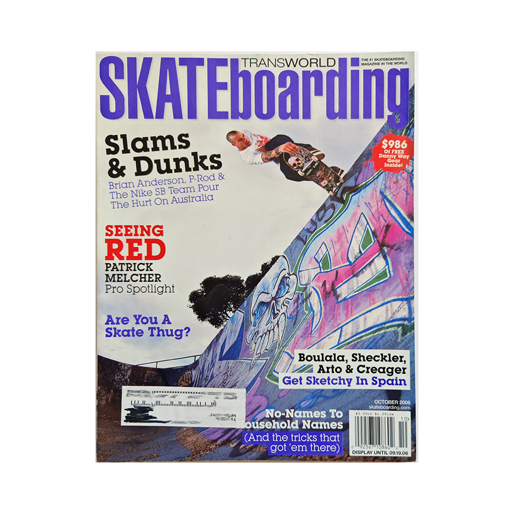 Transworld Skateboarding - october 2006 - vol. 24 issue 10