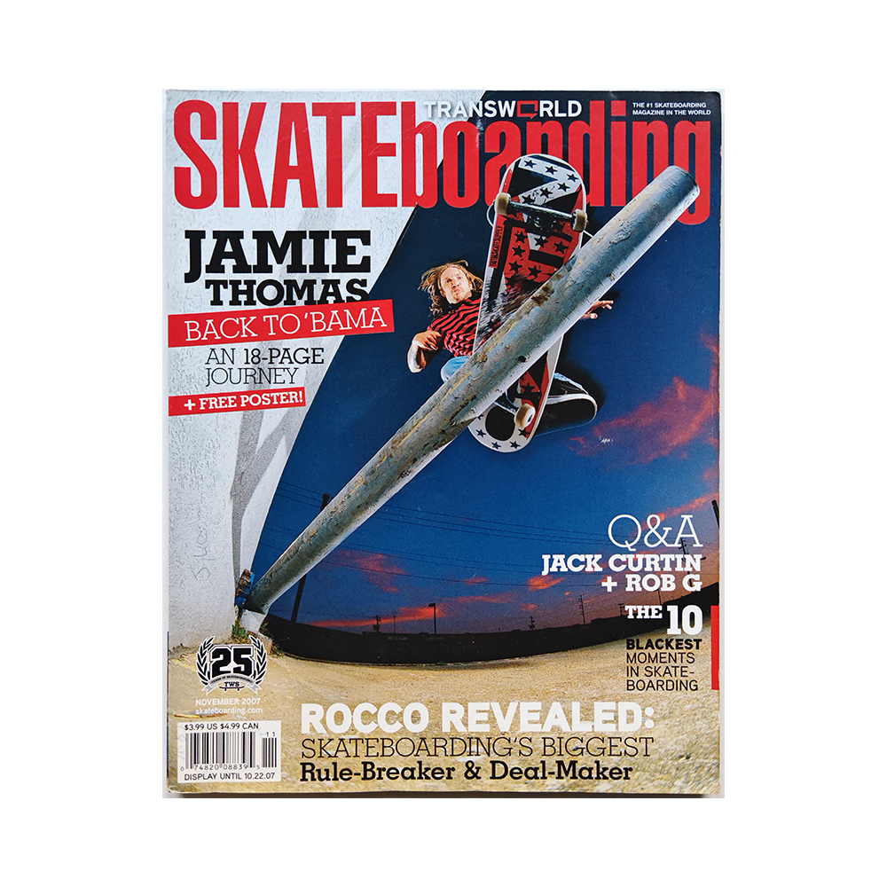 Transworld Skateboarding - november 2007 - vol. 25 issue 11