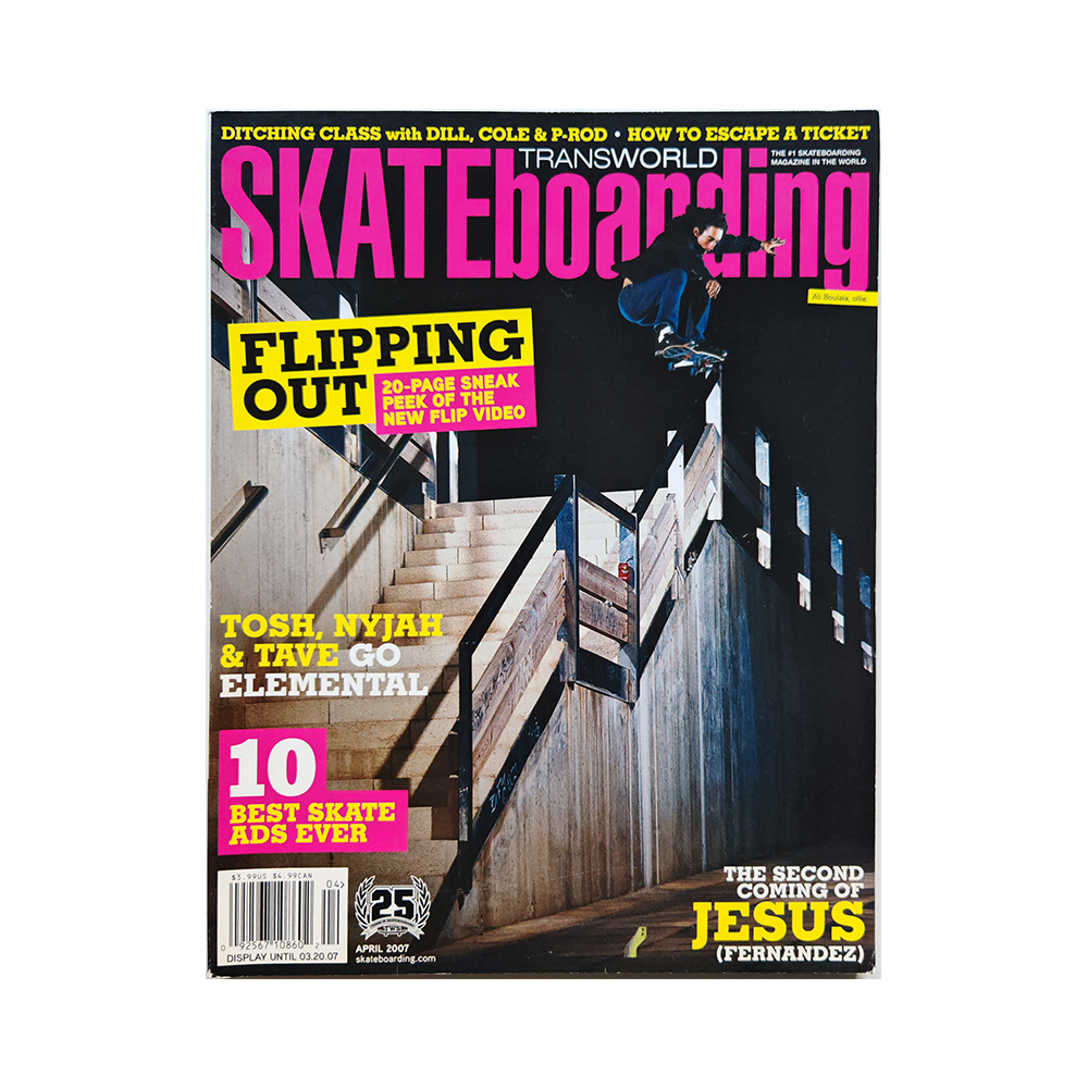 Transworld Skateboarding - april 2007 - vol. 25 issue 4