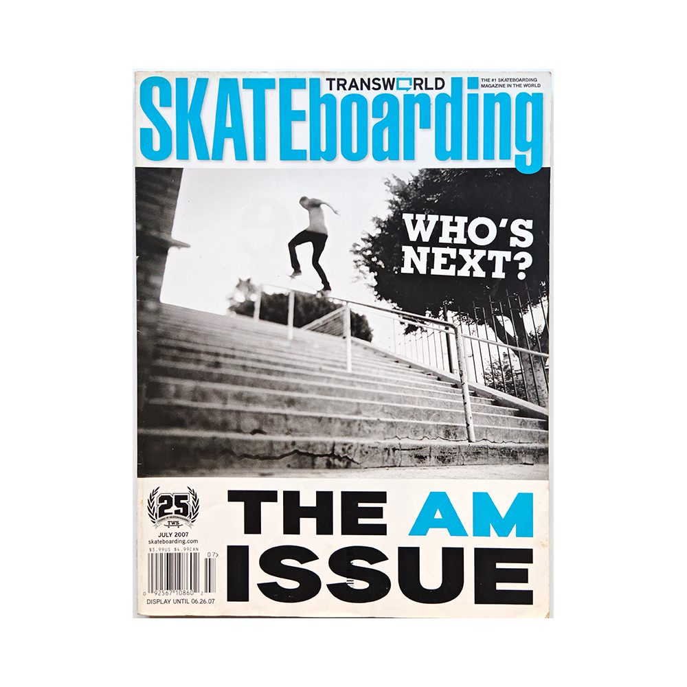Transworld Skateboarding - july 2007 - vol. 25 issue 7