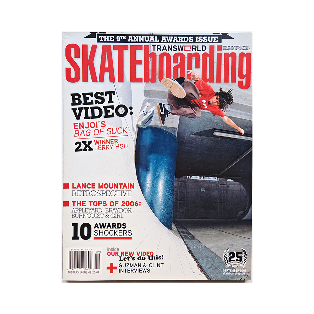 Transworld Skateboarding - september 2007 - vol. 25 issue 9