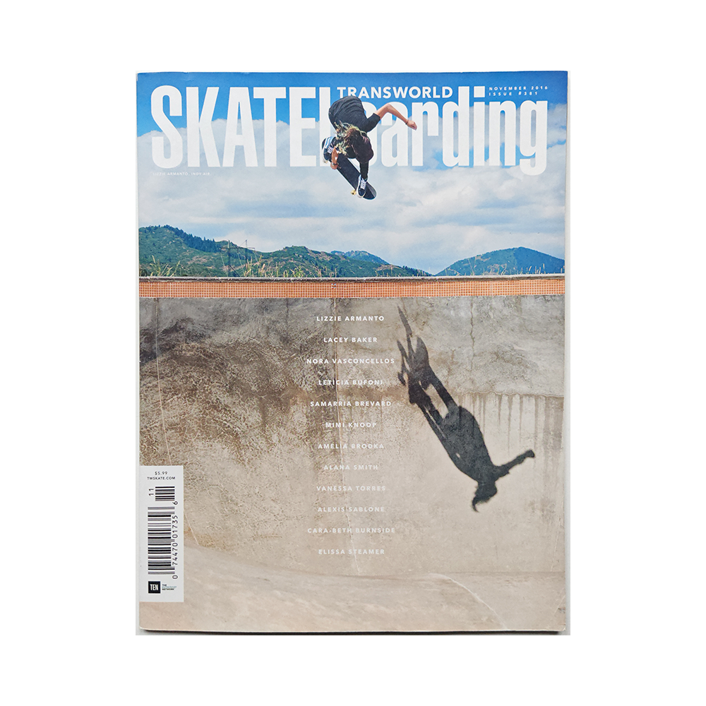 Transworld Skateboarding - november 2016 - issue 381 (vol. 34 issue 11)