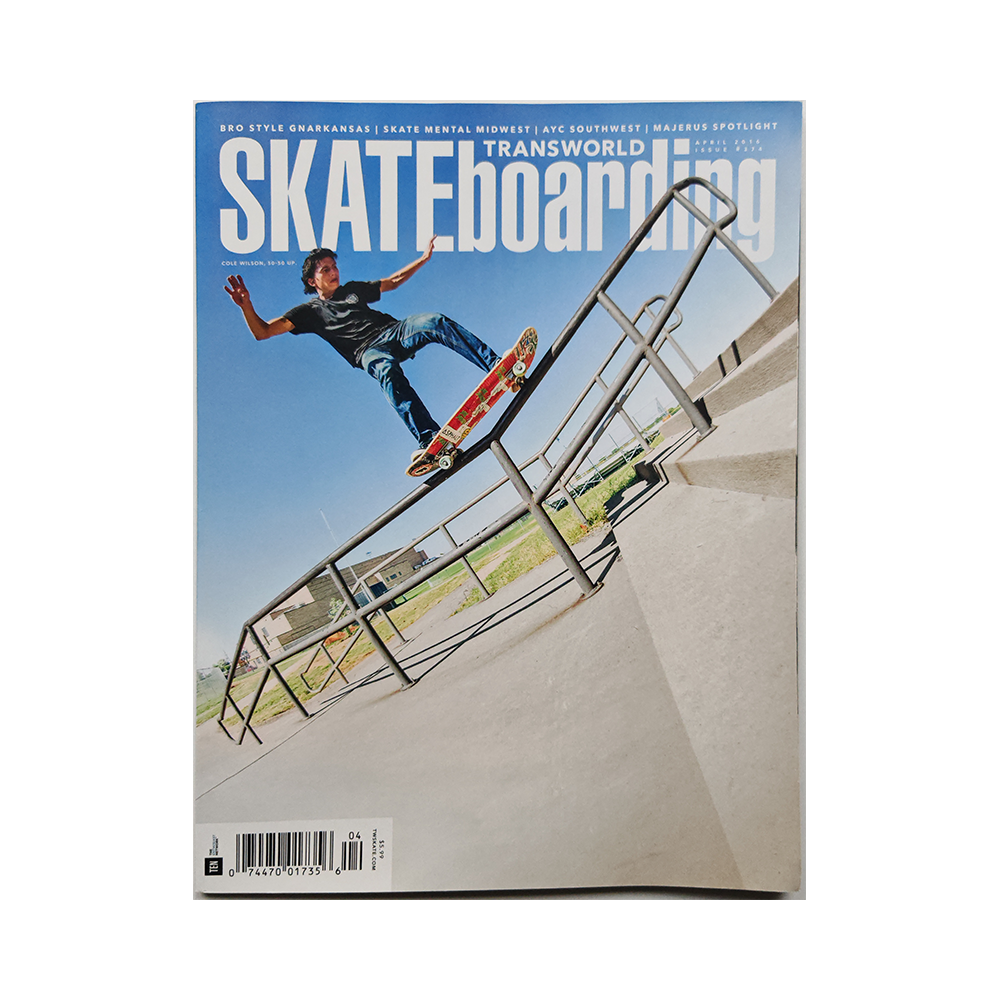 Transworld Skateboarding - april 2016 - issue 374 (vol. 34 issue 4)