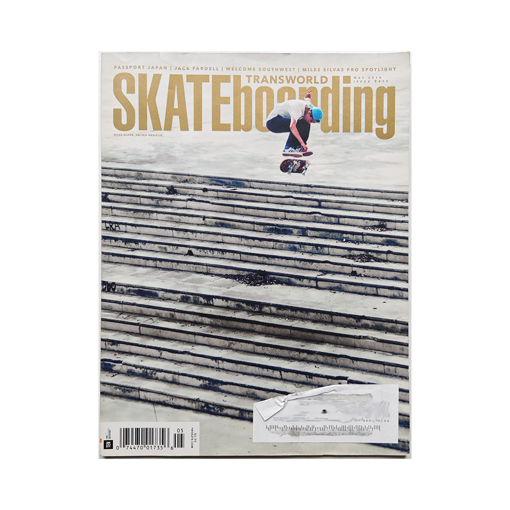 Transworld Skateboarding - may 2016 - issue 375 (vol. 34 issue 5)
