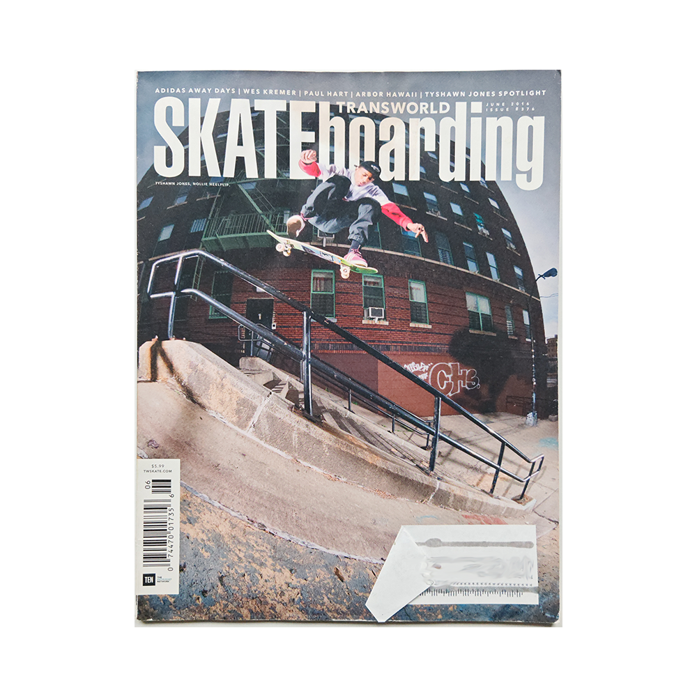 Transworld Skateboarding - june 2016 - issue 376 (vol. 34 issue 6)
