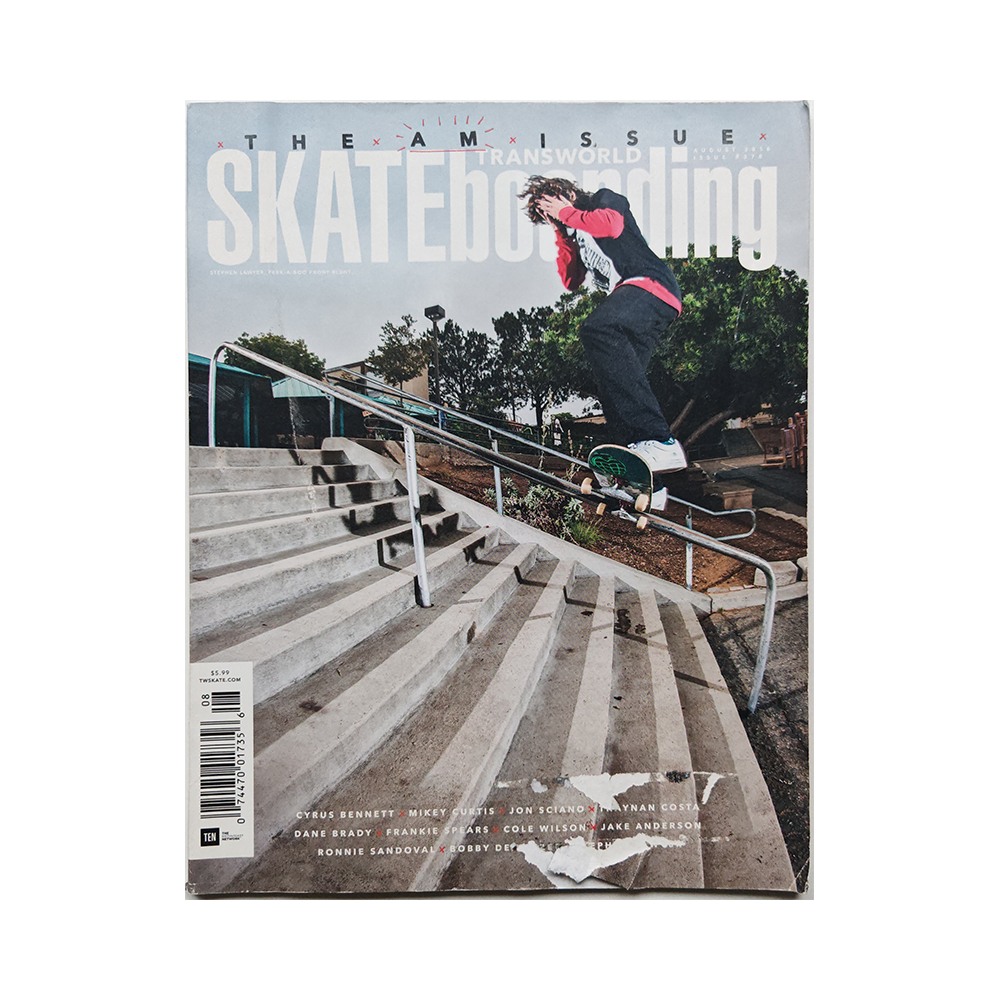 Transworld Skateboarding - august 2016 - issue 378 (vol. 34 issue 8)