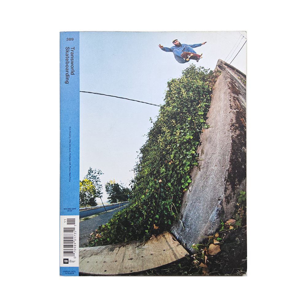 Transworld Skateboarding - november/december 2017 - issue 389 (vol. 35 issue 7)