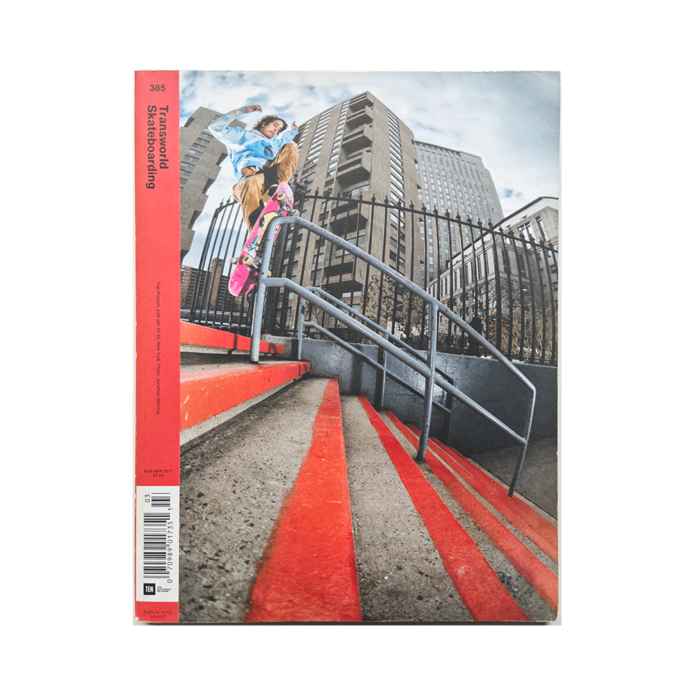 Transworld Skateboarding - march/april 2017 - issue 385 (vol. 35 issue 3)