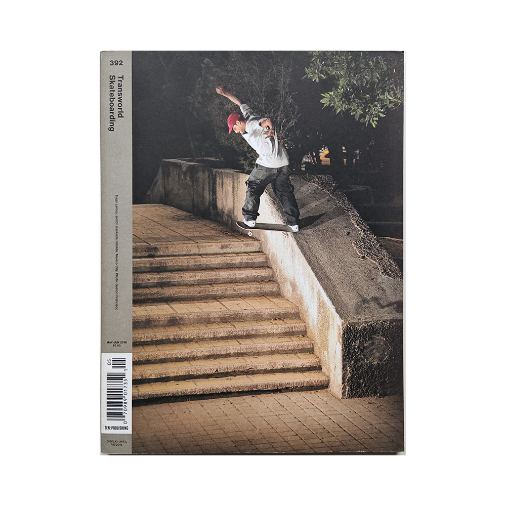 Transworld Skateboarding - may/june 2018 - issue 392 (vol. 36 issue 3)