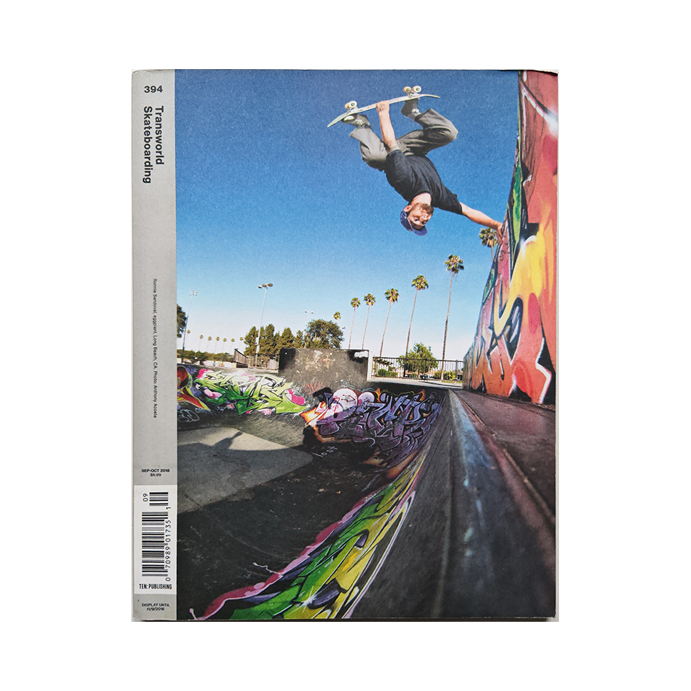 Transworld Skateboarding - november/december 2018 - issue 395 (vol. 36 issue 6)