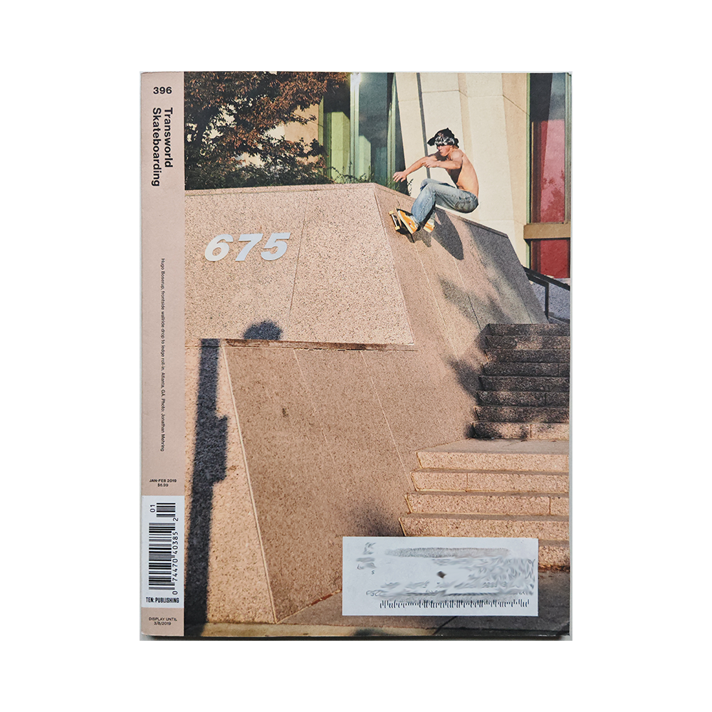 Transworld Skateboarding - january/february 2019 - issue 396 (vol. 37 issue 1)