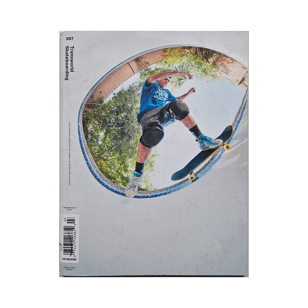 Transworld Skateboarding - march/april 2019 - issue 397 (vol. 37 issue 2)