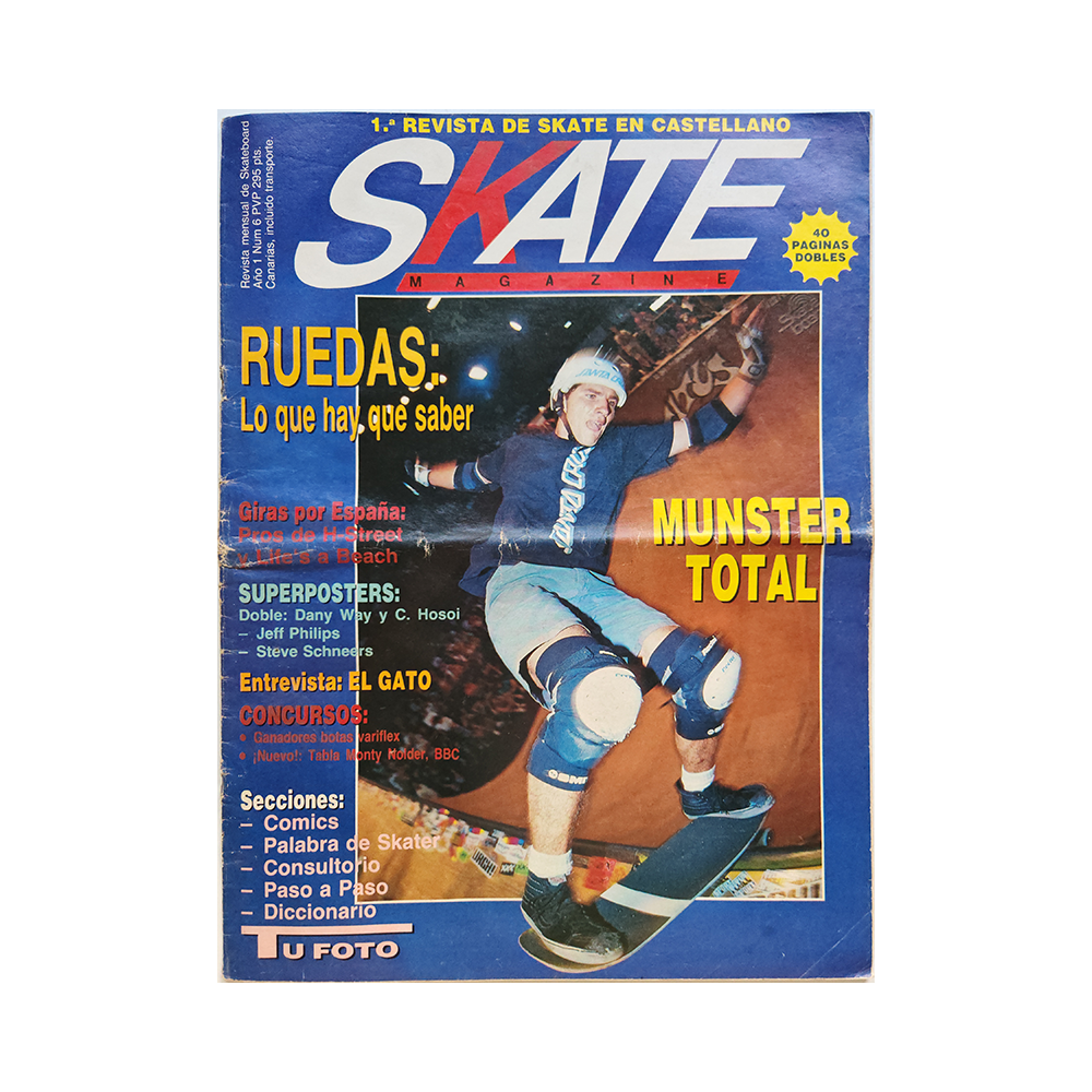 Skate Magazine - september 1990 - vol. 1 issue 6