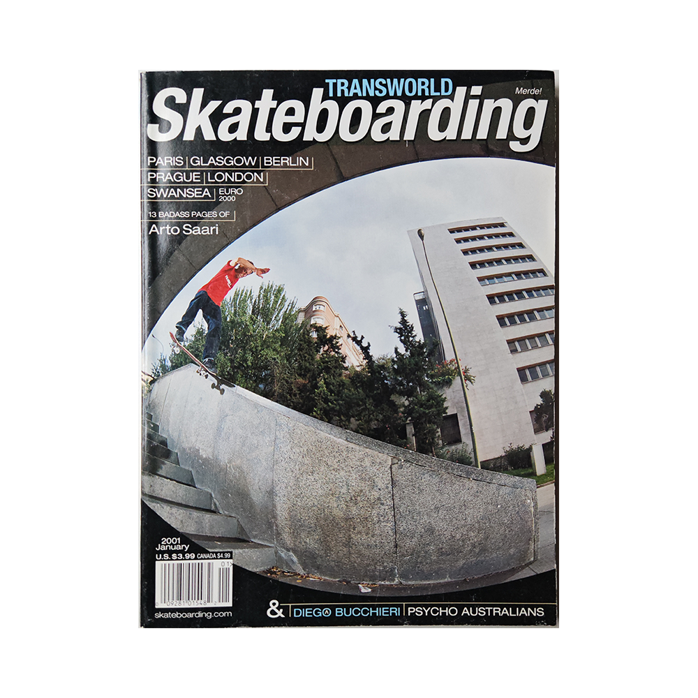 Transworld Skateboarding - january 2001 - vol. 19 issue 1