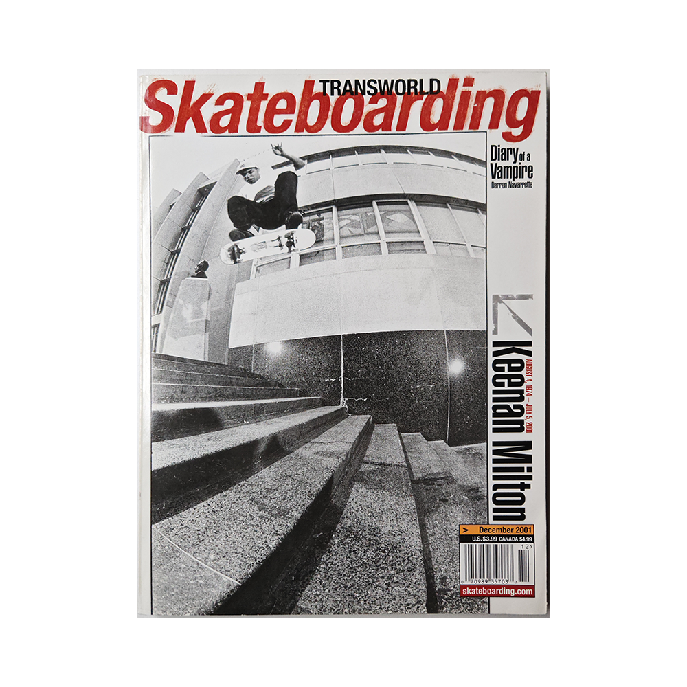 Transworld Skateboarding - december 2001 - vol. 19 issue 12