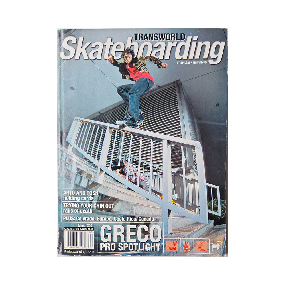 Transworld Skateboarding - march 2001 - vol. 19 issue 3