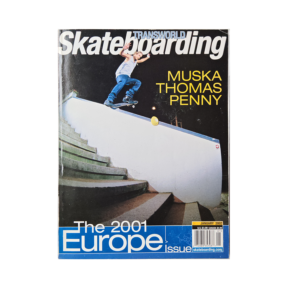 Transworld Skateboarding - january 2002 - vol. 20 issue 1