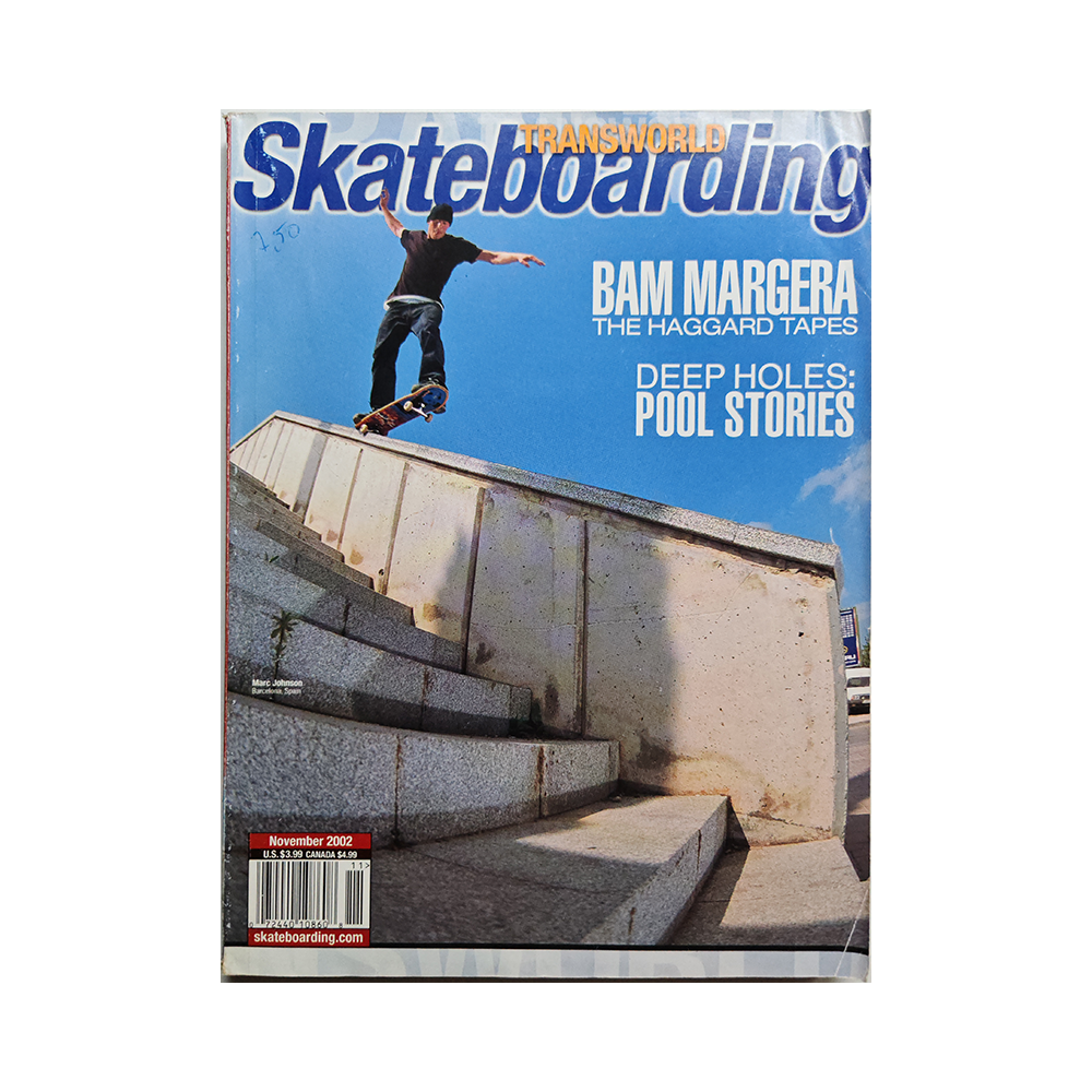 Transworld Skateboarding - november 2002 - vol. 20 issue 11