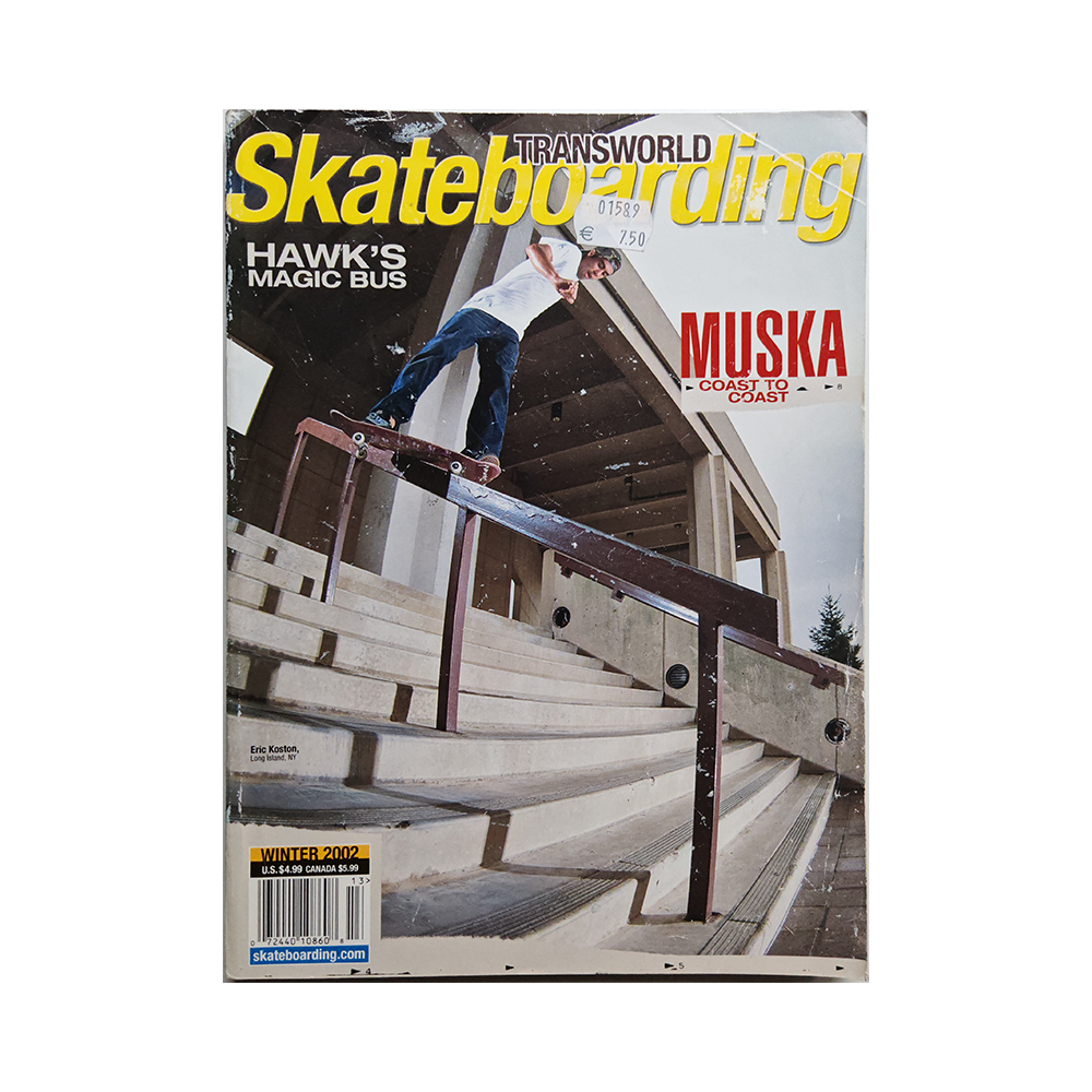 Transworld Skateboarding - winter 2002 - vol. 20 issue 13