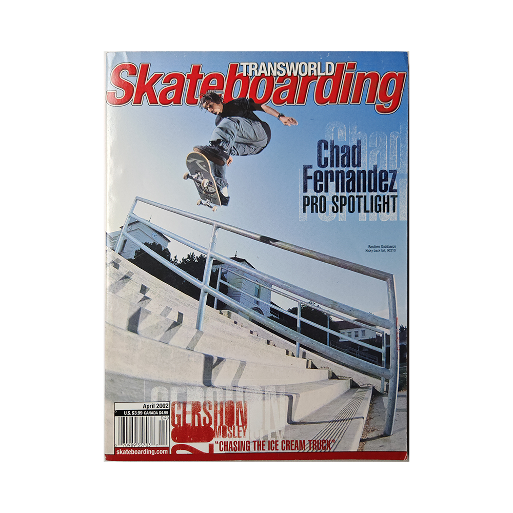 Transworld Skateboarding - april 2002 - vol. 20 issue 4